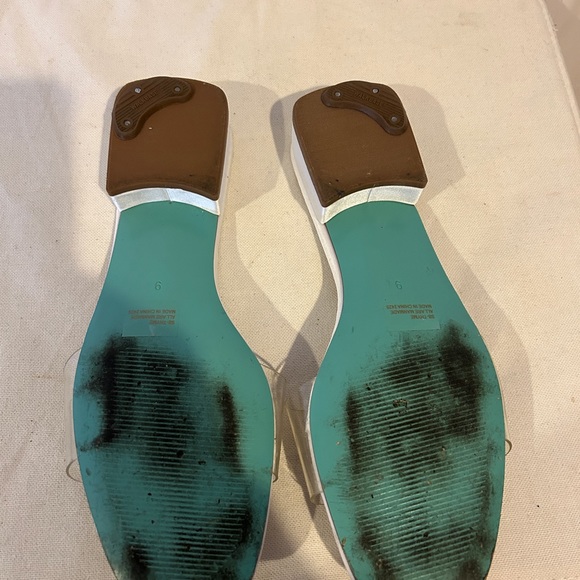 Bride white Betsey Johnson slides - Picture 4 of 4